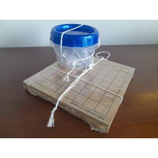 Kit 9x9 piedras 14 mm y tablero en MDF